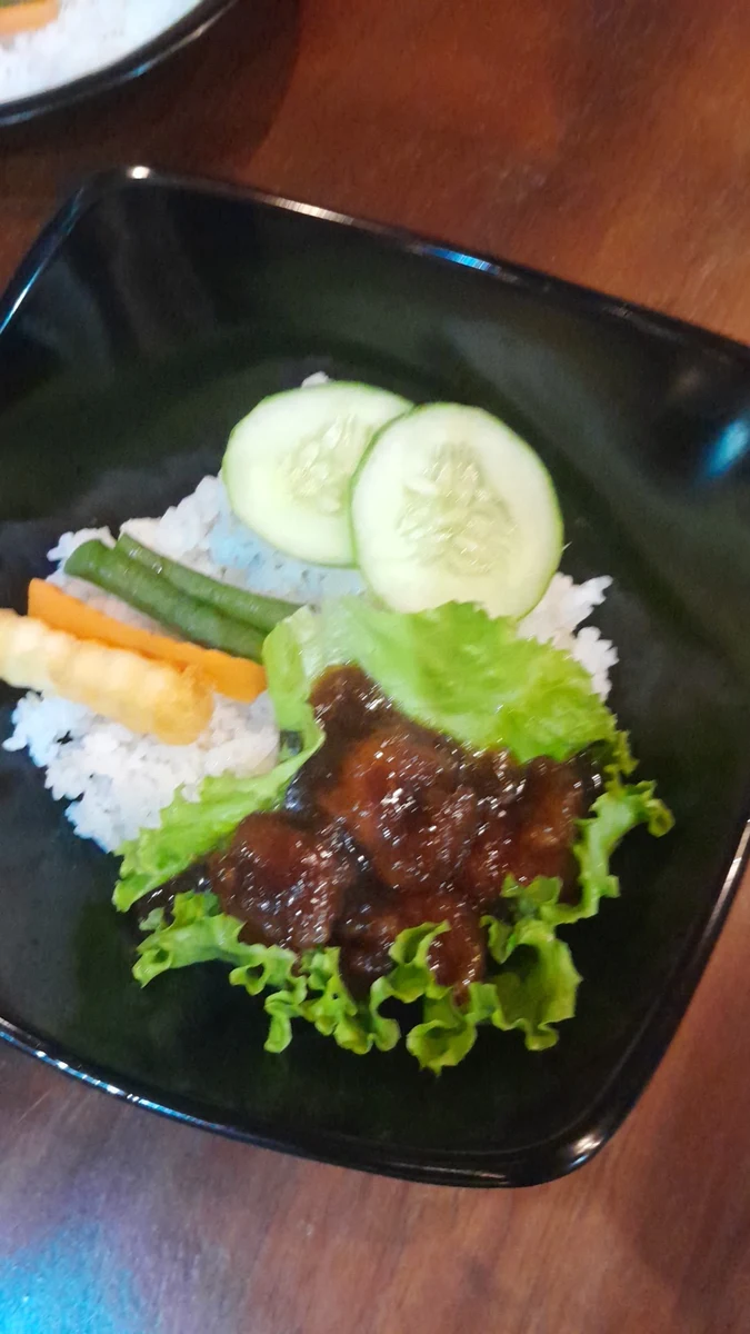 Nasi Ayam Krispi Sambal Bawang