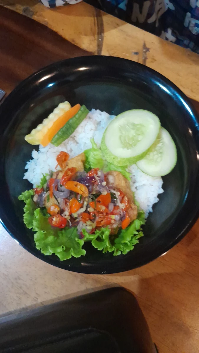 Nasi Ayam Sambal Matah Bali